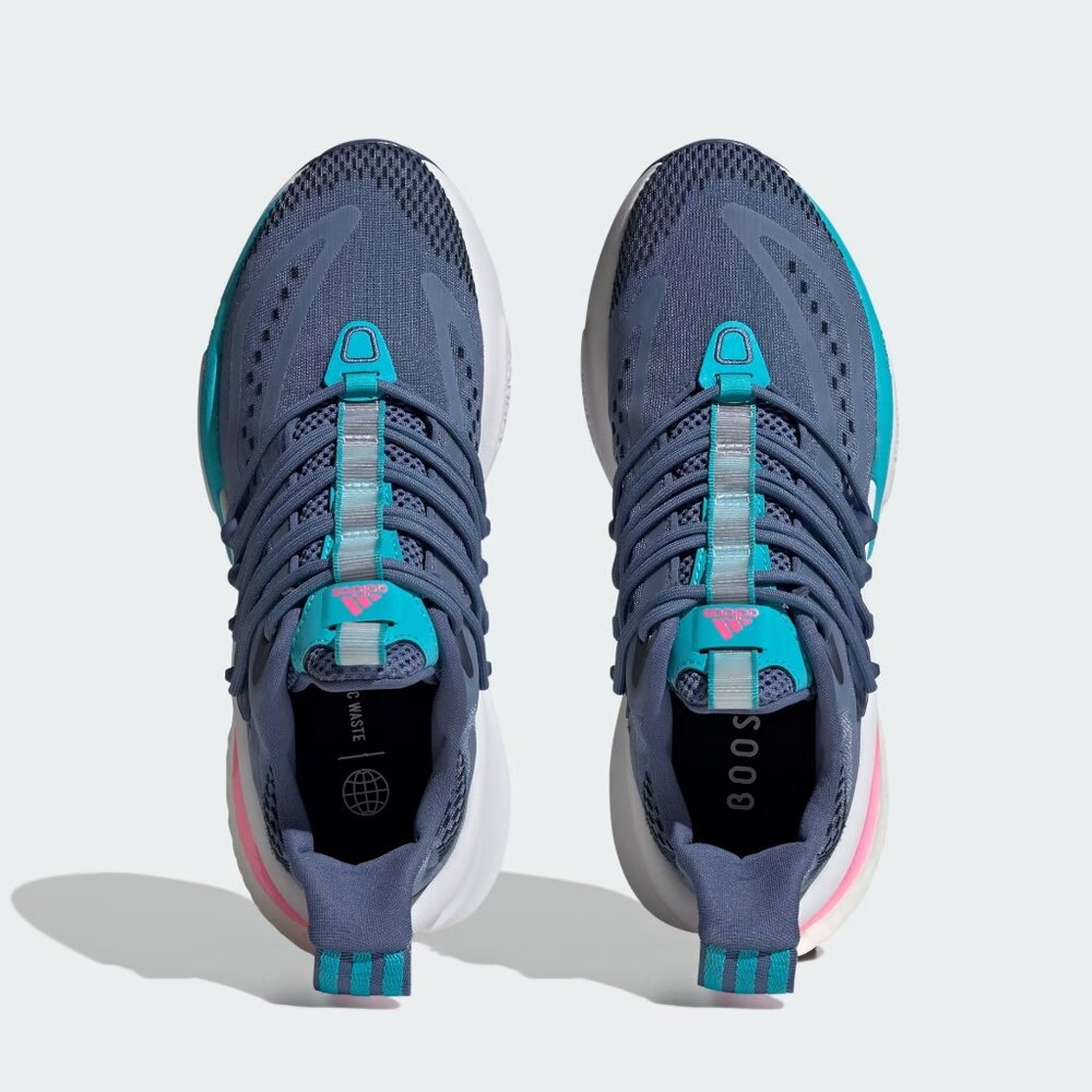 NWT Adidas AlphaBoost V1 Sneakers Women's 10 Crew Blue Lucid Pink - Picture 15 of 15